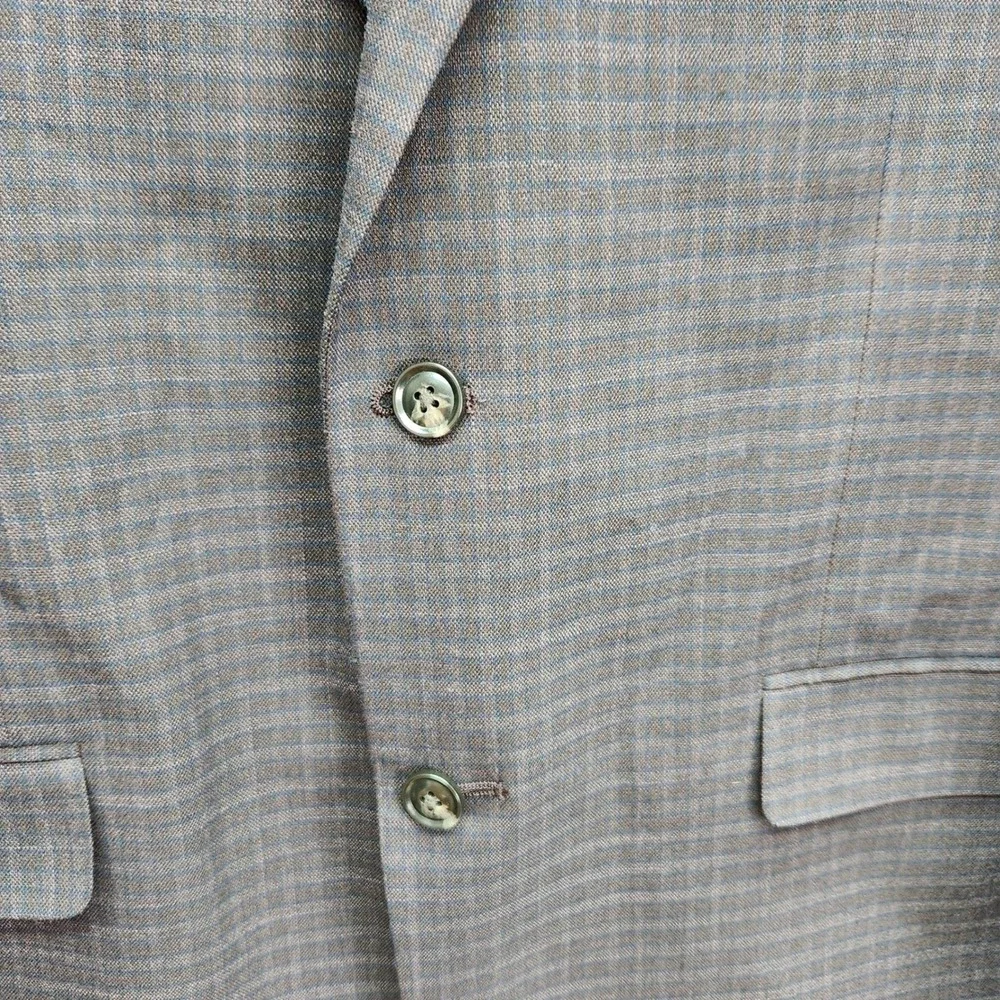 Tommy Hilfiger Conrad Sport Coat Mens 44L 44 Long Purple Plaid‎ TH Flex $295 New